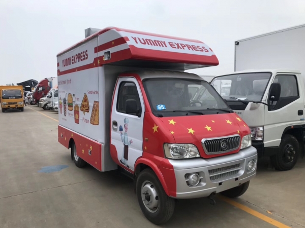 Foton small fast food vehicle customized for export