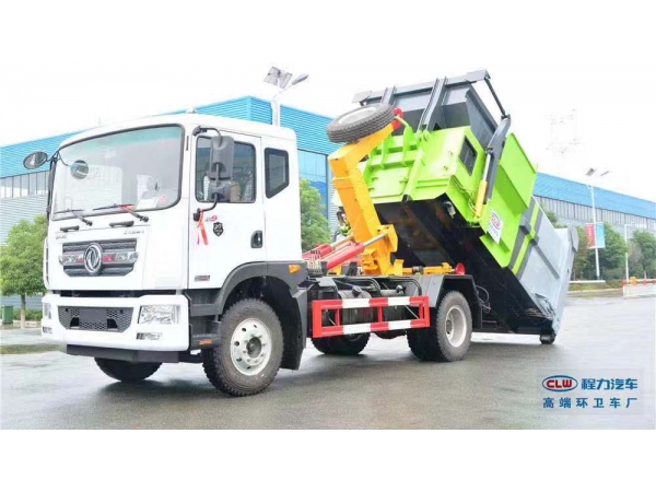 Dongfeng 10t 12t hook arm garbage truck for sale