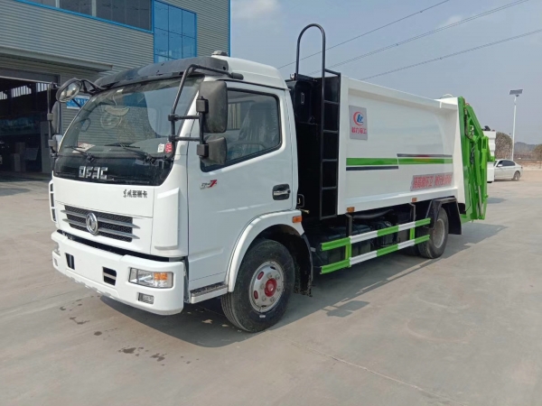 Hot sale Dongfeng 8m3 compression garbage vehicle