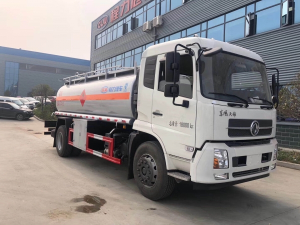China 10,000L fuel transport tank truck for sale