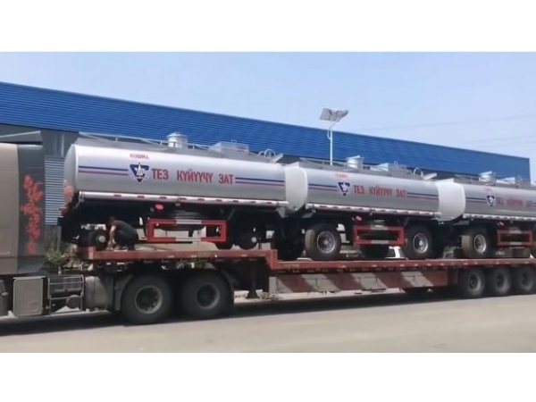 Semi-remorque de réservoir d‘huile de palme de 10000 litres pour l‘exportation