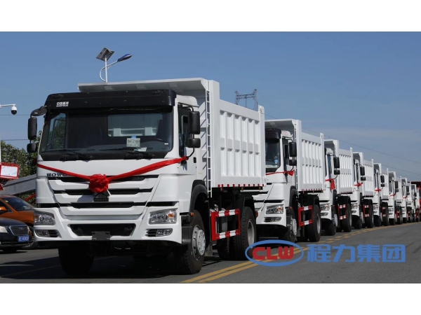 50 unités de camions à benne HOWO exportées vers l‘Afrique