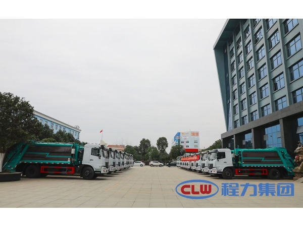 20 units of Dongfeng 10m3 compactor garbage trucks for Tibet