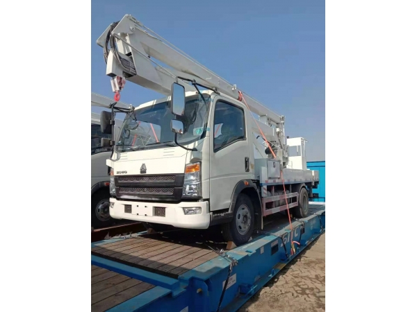 HOWO 14m Aerial Platform for export shipping