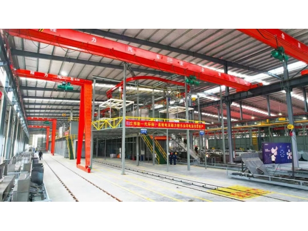 Chengli Group a construit la plus grande ligne de peinture d‘électrophorèse partagée pour véhicules spéciaux en Chine