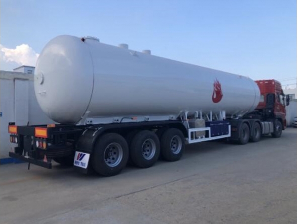 25MT LPG tank trailer customized and exported to Nigeria