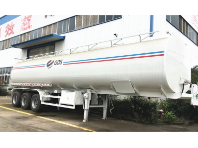 42000 litres carbon steel fuel bowser tanker trailer