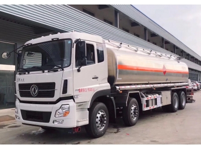 30,000L 4 axles aluminum alloy rigid crude oil tank truck