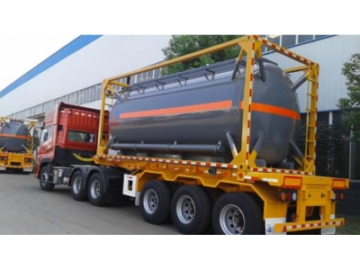 20 feet methanol corrosive chemical tank container