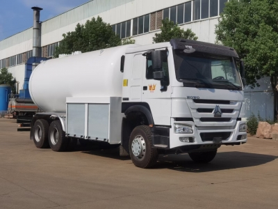 HOWO 6x4 20m3 LPG filling tank truck