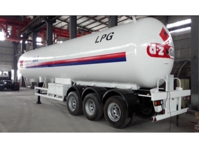 59.5m3 Q370R ASME standard LPG tank semitrailer