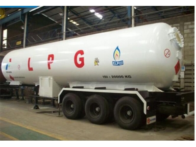 46.9M3 triaxial LPG réservoir remorque