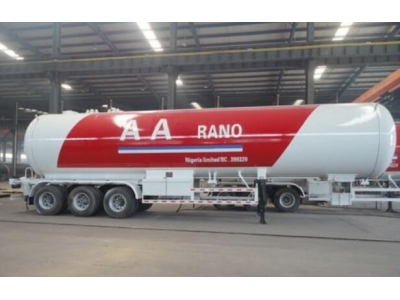 58.5 m3 pressure vessel LPG tank trailer