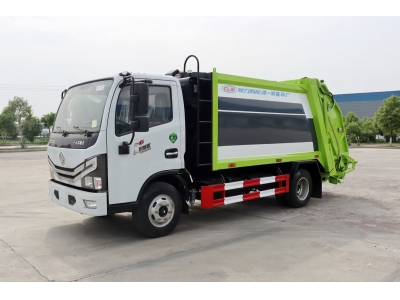 Dongfeng 6 tons compressed garbage vehicle