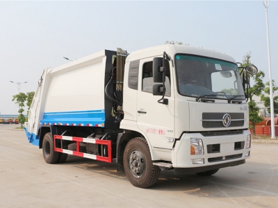 10t Dongfeng 4x2 compressed garbage truck