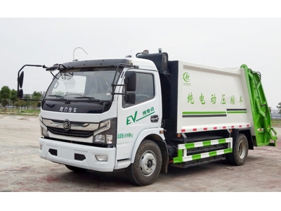 Dongfeng 8m3 Pure Electrical Compression garbage truck