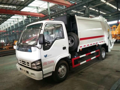 ISUZU 5 tons compaction refuse collection vehicle