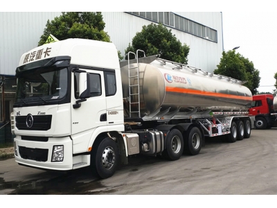 50t aluminum alloy BPW axles rigid oil tank trailer