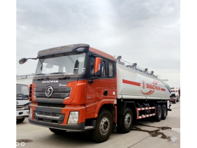 SHACMAN 28000L 4 compartments fuel tanker truck