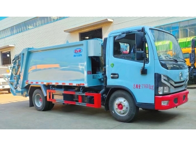 Dongfeng 6 tonnes camion de collecte des déchets compactés