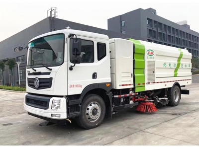 Dongfeng 18t electrical washing road sweeper