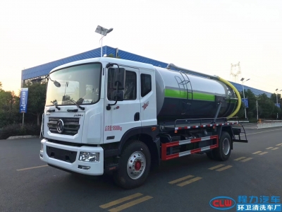 Camion-citerne pour eaux usées à vide septique de l‘usine de Chengli