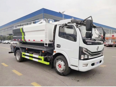 New design 8 m3 vacuum suction and cleaning truck