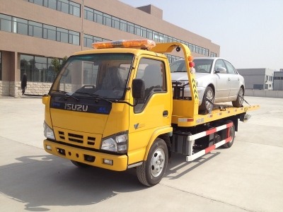 ISUZU 5T road-block removal wrecker truck