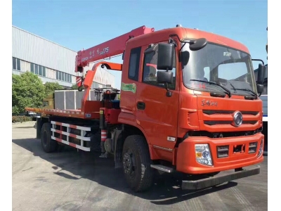 Dongfeng 12t wrecker truck with crane